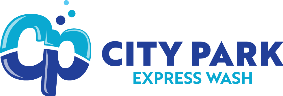 City Park Express Car Wash Logo Dark